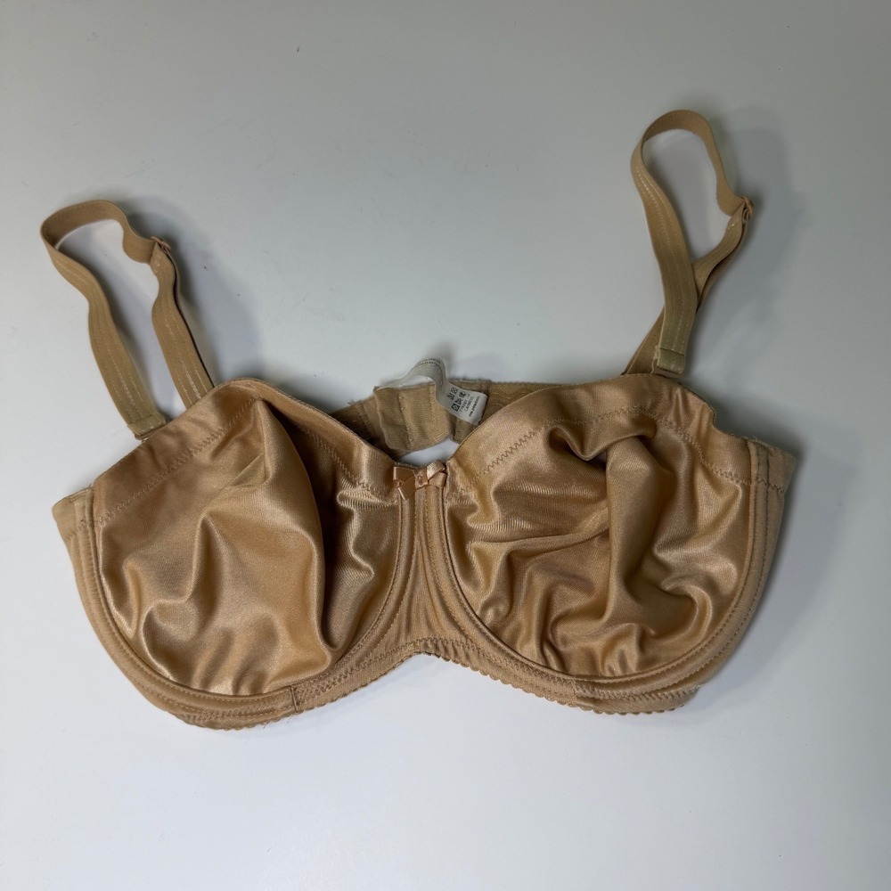 PrimaDonna Satin Underwired Non-Padded Bra Tan Nude 32E‎ 016-1331